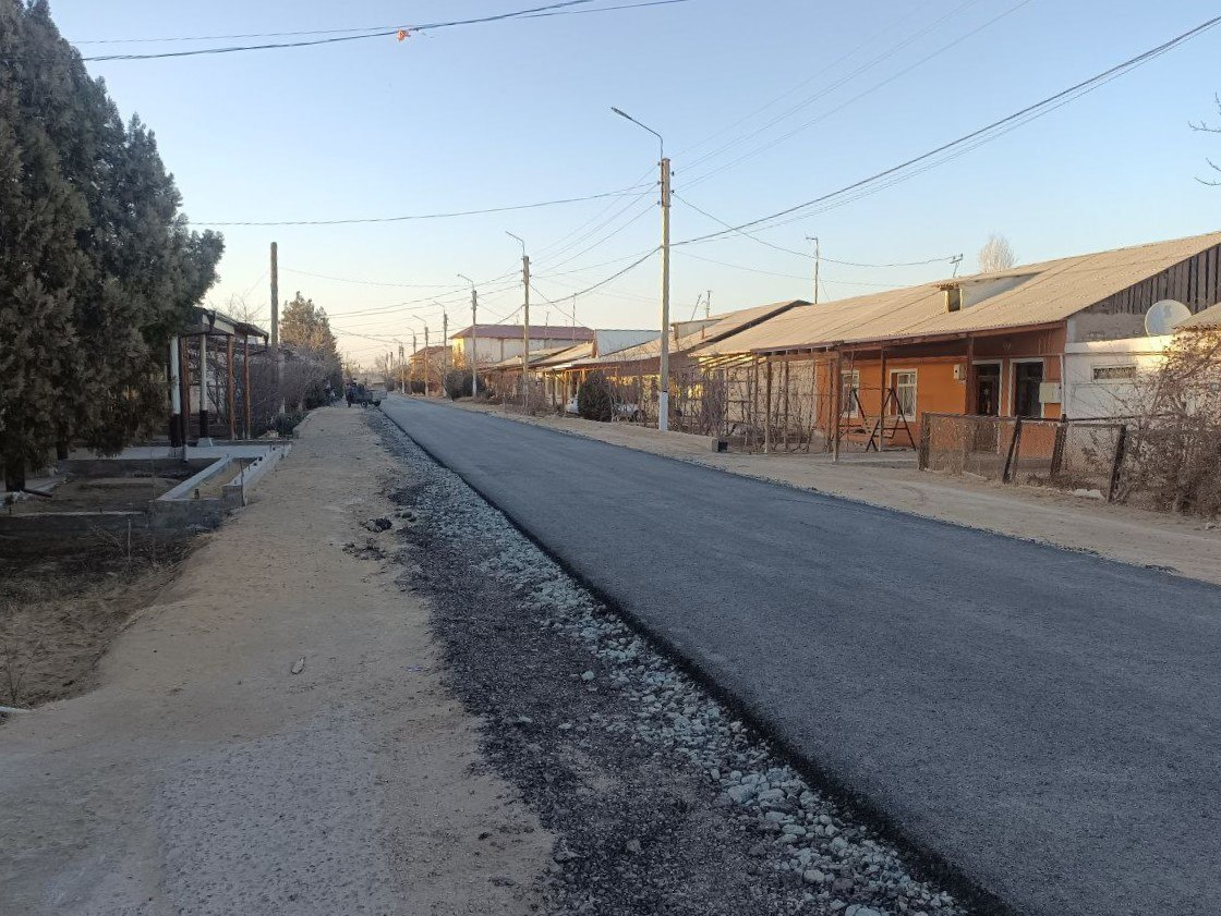 Fuqarolar tashabbusi orqali Sharlauq mahallasi ichki ko'chalari asfaltlashtirildi.