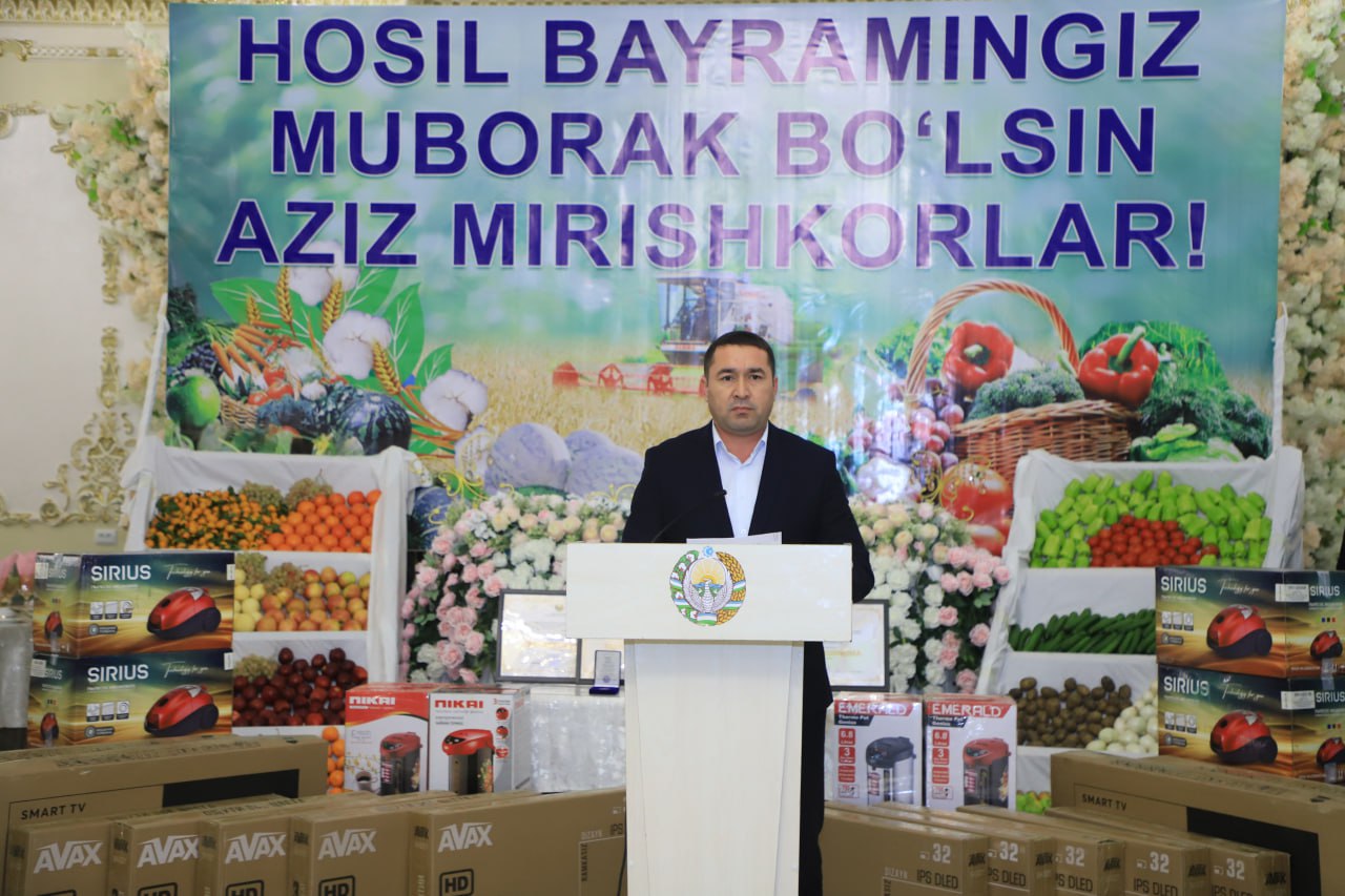 Hosil bayramingiz muborak bo'lsin, aziz mirishkorlar!