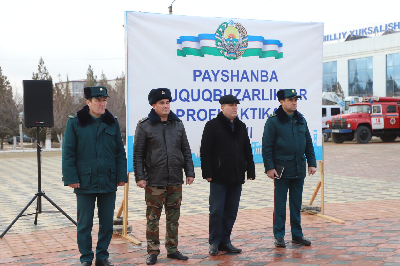 2024-yil 19-dekabr kuni Tuproqqalʼa tumanida payshanba profilaktika kuni munosabati bilan navbatdag